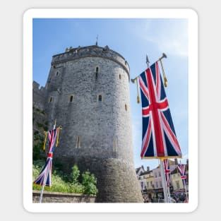 Windsor Castle tower view Sticker